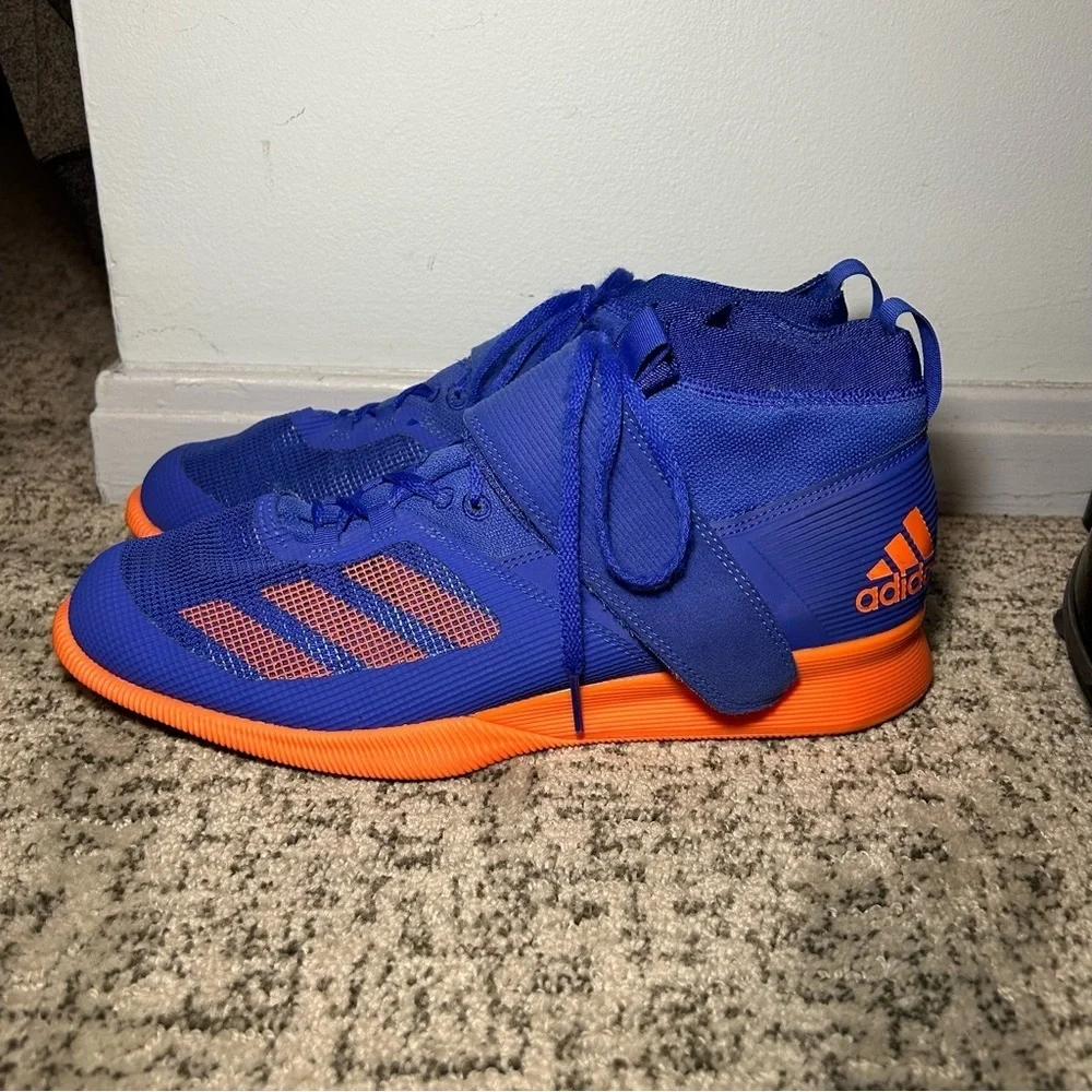 Adidas Blue & Orange Crazy Power Rk Cross Trainers Size 10.5